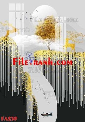 Tải file File gốc in bộ tranh decor treo tráng gương canvas FA239 (gốc) in ấn ngay lập tức