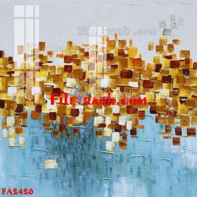 File tranh File gốc in bộ tranh decor treo tráng gương canvas FA2426 (bản gốc) treo tường