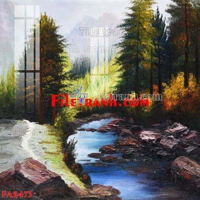 File ảnh File gốc in bộ tranh decor treo tráng gương canvas FA2473 (gốc) trang trí khách sạn