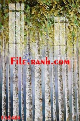 Download file gốc File gốc in bộ tranh decor treo tráng gương canvas FA2484 (in lụa) hoa lá