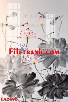 Ảnh gốc File gốc in bộ tranh decor treo tráng gương canvas FA2496 (độ nét cao) in mica