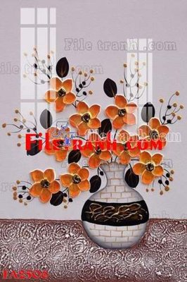 File tranh File gốc in bộ tranh decor treo tráng gương canvas FA2506 (gốc) in film