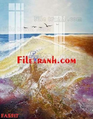 File gốc File gốc in bộ tranh decor treo tráng gương canvas FA2517 (in lụa) tranh thuận buồm