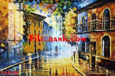 File tranh File gốc in bộ tranh decor treo tráng gương canvas FA2532 (gốc) in vải canvas