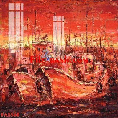 File in trần File gốc in bộ tranh decor treo tráng gương canvas FA2548 (bản gốc) đại dương