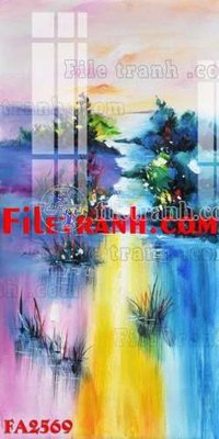 Tải file tranh gốc File gốc in bộ tranh decor treo tráng gương canvas FA2569 chất lượng cao