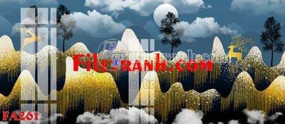 Tải file File gốc in bộ tranh decor treo tráng gương canvas FA261 (ảnh gốc) file TIFF