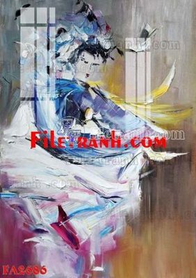 File tranh File gốc in bộ tranh decor treo tráng gương canvas FA2686 (ảnh gốc) độ nét vượt trội