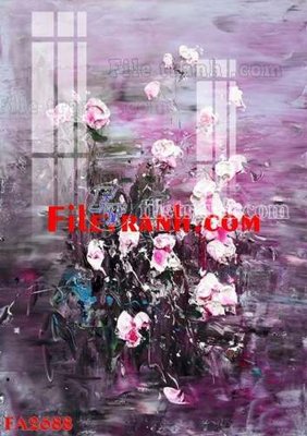 Tải file File gốc in bộ tranh decor treo tráng gương canvas FA2688 (gốc) chủ đề phong thủy