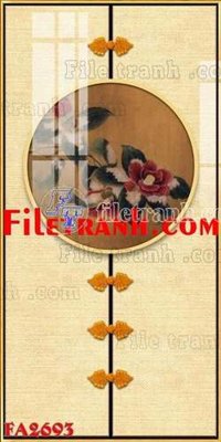 Tải file File gốc in bộ tranh decor treo tráng gương canvas FA2693 (gốc) chủ đề phong thủy