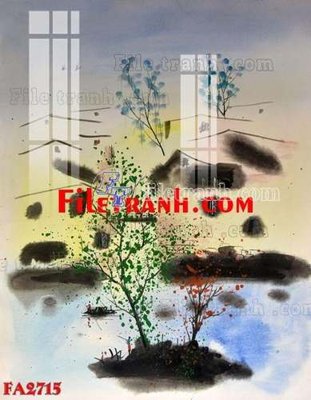 File ảnh File gốc in bộ tranh decor treo tráng gương canvas FA2715 (gốc) dùng in Pano