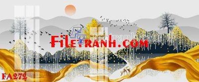 File PSD in ấn File gốc in bộ tranh decor treo tráng gương canvas FA272 (chất lượng cao)