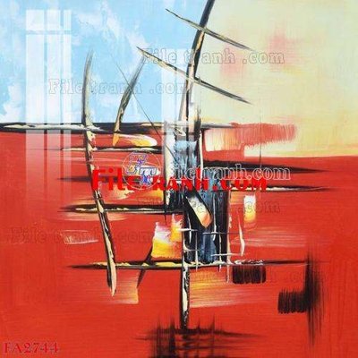 File gốc File gốc in bộ tranh decor treo tráng gương canvas FA2744 (in lụa) tranh mã đáo