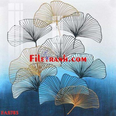 Hình ảnh file gốc in lụa File gốc in bộ tranh decor treo tráng gương canvas FA2783