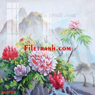 File gốc File gốc in bộ tranh decor treo tráng gương canvas FA2787 (PNG) nền trong suốt