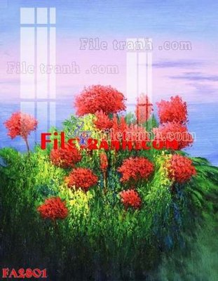 File tranh in trần File gốc in bộ tranh decor treo tráng gương canvas FA2801 (ảnh gốc siêu nét)