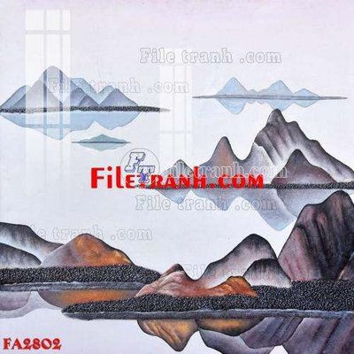 File tranh File gốc in bộ tranh decor treo tráng gương canvas FA2802 (ảnh gốc) in trần nhà