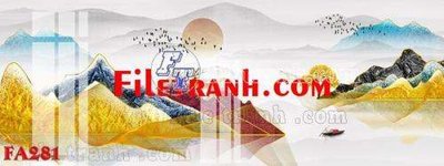 File in trần File gốc in bộ tranh decor treo tráng gương canvas FA281 (bản gốc) đại dương