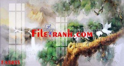 Tải file gốc File gốc in bộ tranh decor treo tráng gương canvas FA2833 (in khổ lớn) không vỡ