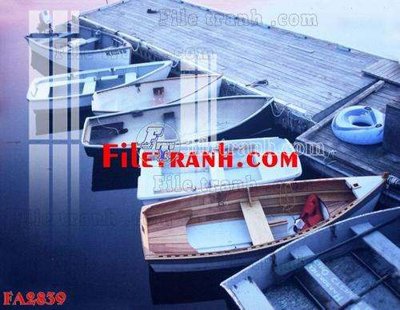 File in trần File gốc in bộ tranh decor treo tráng gương canvas FA2839 (bản gốc) đại dương