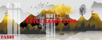 Tải file File gốc in bộ tranh decor treo tráng gương canvas FA285 (ảnh gốc) in gạch men