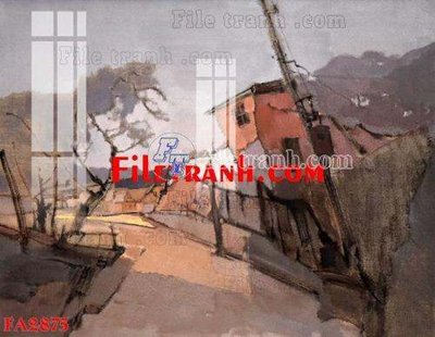 File gốc File gốc in bộ tranh decor treo tráng gương canvas FA2875 (in lụa) hoa văn cổ điển