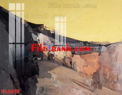 File in mica File gốc in bộ tranh decor treo tráng gương canvas FA2878 (ảnh gốc) đẹp