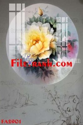 File tranh gốc File gốc in bộ tranh decor treo tráng gương canvas FA2901 (sắc nét từng chi tiết)