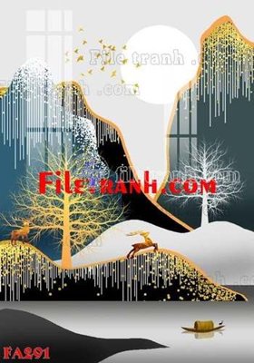 Tải file File gốc in bộ tranh decor treo tráng gương canvas FA291 (ảnh gốc) file TIFF