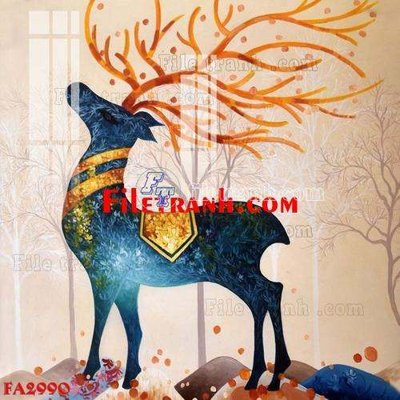 Tải file gốc File gốc in bộ tranh decor treo tráng gương canvas FA2990 dùng cho in ấn