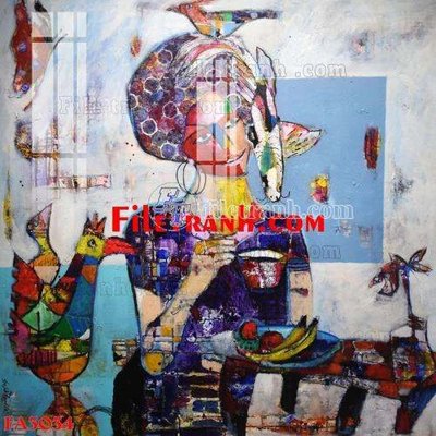 Tải file gốc File gốc in bộ tranh decor treo tráng gương canvas FA3034 (in khổ lớn) không vỡ