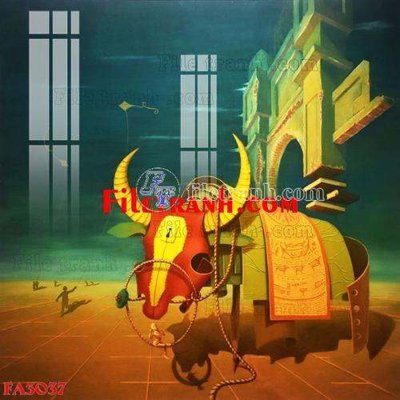 File PSD File gốc in bộ tranh decor treo tráng gương canvas FA3037 (gốc) nhiều lớp (multi-layer)