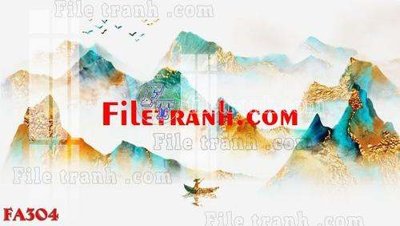 File tranh File gốc in bộ tranh decor treo tráng gương canvas FA304 (bản gốc) treo quán cafe