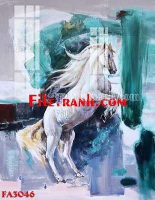 File tranh File gốc in bộ tranh decor treo tráng gương canvas FA3046 (gốc) chủ đề động vật