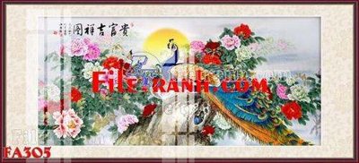 Chi tiết file ảnh File gốc in bộ tranh decor treo tráng gương canvas FA305 sắc nét