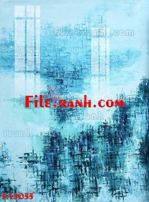 File tranh File gốc in bộ tranh decor treo tráng gương canvas FA3055 (bản gốc) in canvas