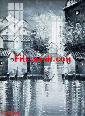 File in trần File gốc in bộ tranh decor treo tráng gương canvas FA3065 (bản gốc) đại dương