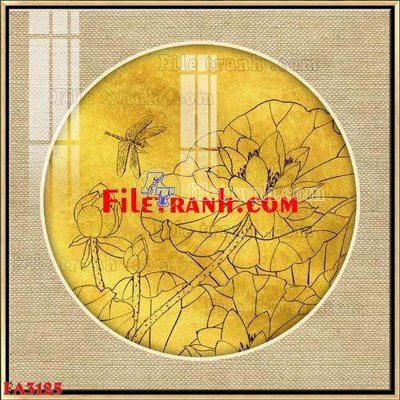 Hình ảnh file gốc File gốc in bộ tranh decor treo tráng gương canvas FA3125 cho in UV