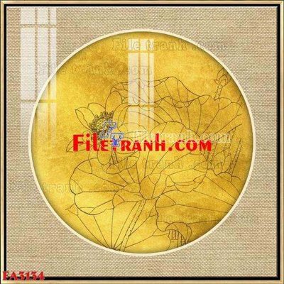 File tranh gốc File gốc in bộ tranh decor treo tráng gương canvas FA3134 chủ đề hiện đại