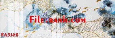 File tranh File gốc in bộ tranh decor treo tráng gương canvas FA3162 (bản gốc) treo tường