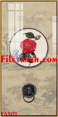 File tranh gốc File gốc in bộ tranh decor treo tráng gương canvas FA3171 (bản đẹp) độc quyền