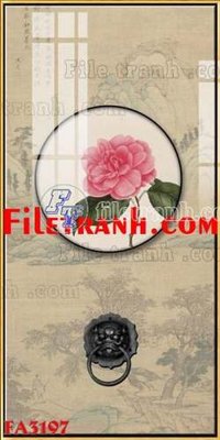 File gốc File gốc in bộ tranh decor treo tráng gương canvas FA3197 (in ấn) màu sắc trung thực