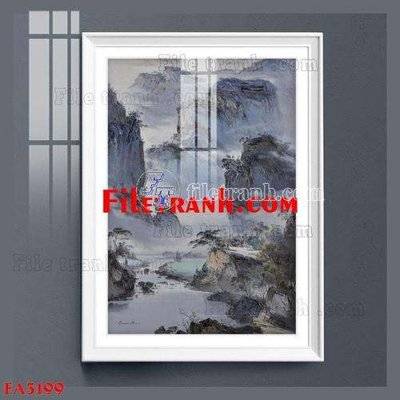 File tranh File gốc in bộ tranh decor treo tráng gương canvas FA3199 (bản gốc) trang trí văn phòng