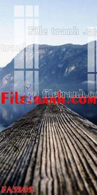 Download file gốc File gốc in bộ tranh decor treo tráng gương canvas FA3202 (in lụa) hoa lá