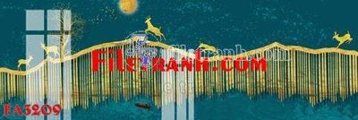 File gốc in ấn File gốc in bộ tranh decor treo tráng gương canvas FA3209 chất lượng vượt trội