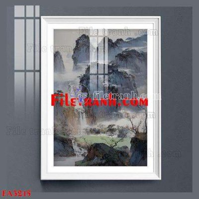 Hình ảnh file gốc File gốc in bộ tranh decor treo tráng gương canvas FA3215 (chất lượng cao)