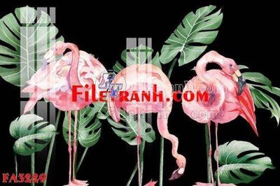 File in trần File gốc in bộ tranh decor treo tráng gương canvas FA3229 (bản gốc) hoa văn