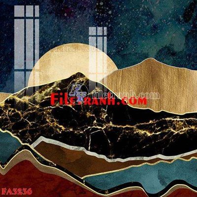 Tải file gốc File gốc in bộ tranh decor treo tráng gương canvas FA3236 (bản PSD) còn layer