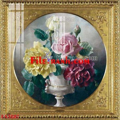 File in trần File gốc in bộ tranh decor treo tráng gương canvas FA3287 (bản gốc 3D) sống động