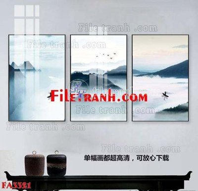 File ảnh gốc File gốc in bộ tranh decor treo tráng gương canvas FA3321 (chuyên in mica)